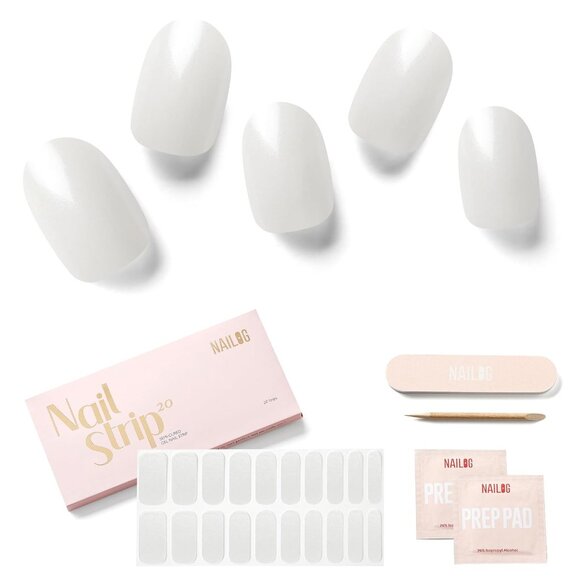 Semi Cured Gel Nail Strips Extra Long Stickers/Wraps | Buy 2 Get 1 UV Lamp| Glos - Picture 1 of 5